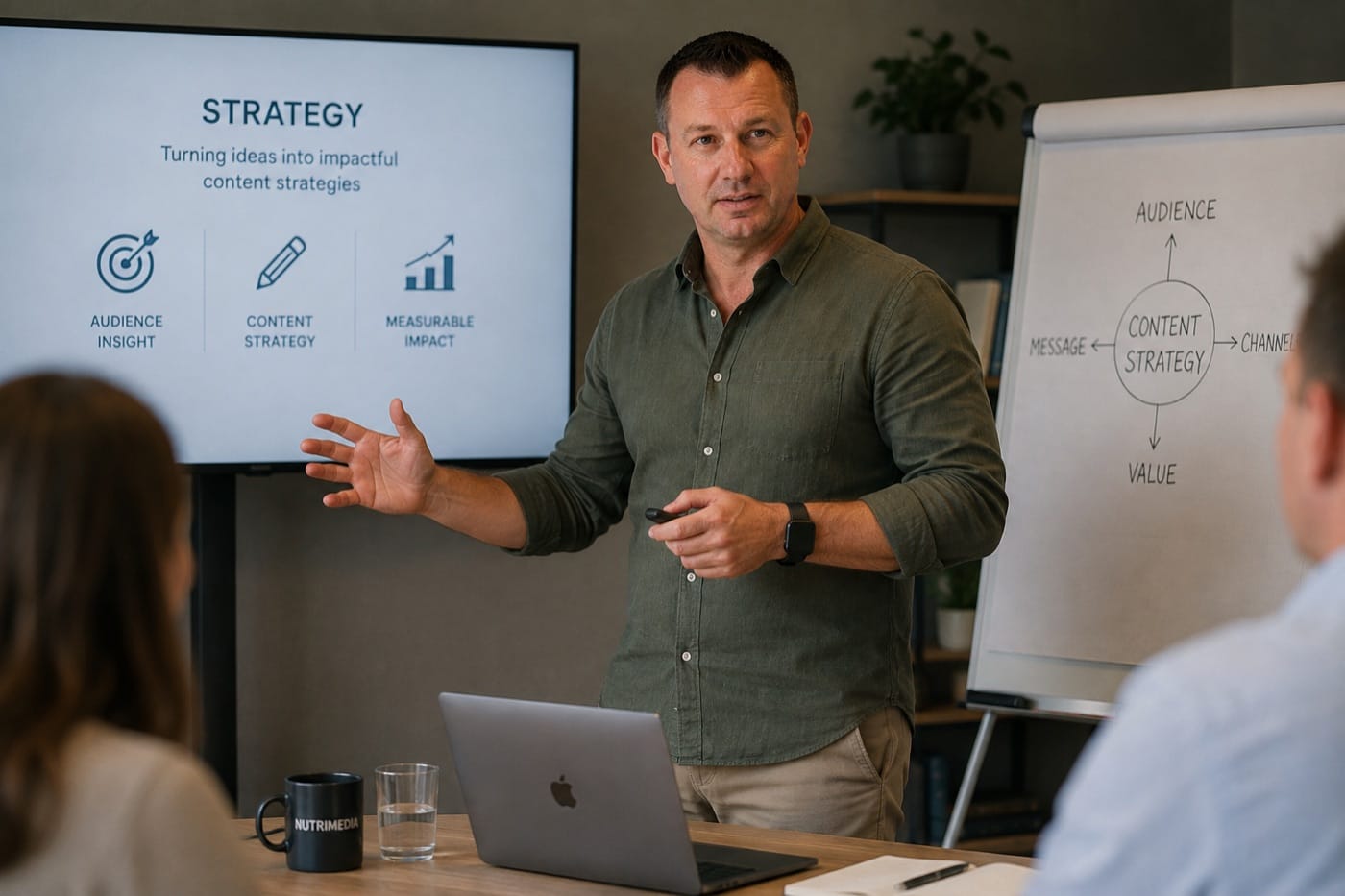 Communication strategy workshop led by Nicolas Rousseau