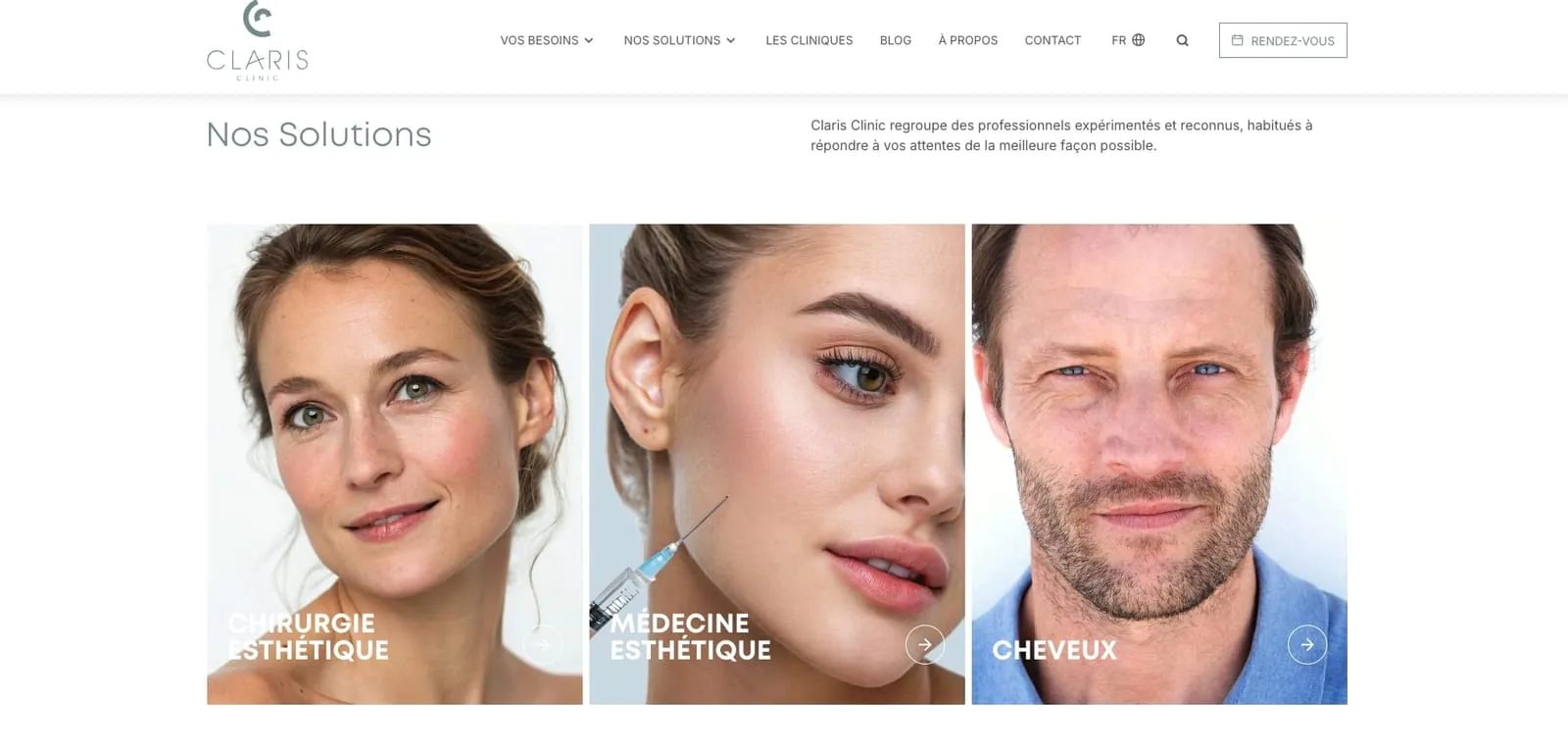 Claris Clinic — Aligning the Claris Clinic’s image with its premium positioning