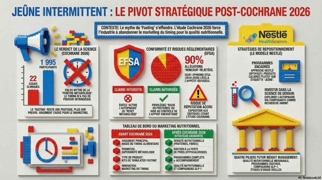 Jeûne intermittent et Cochrane : le marketing du fasting a un problème (et c'est une opportunité)